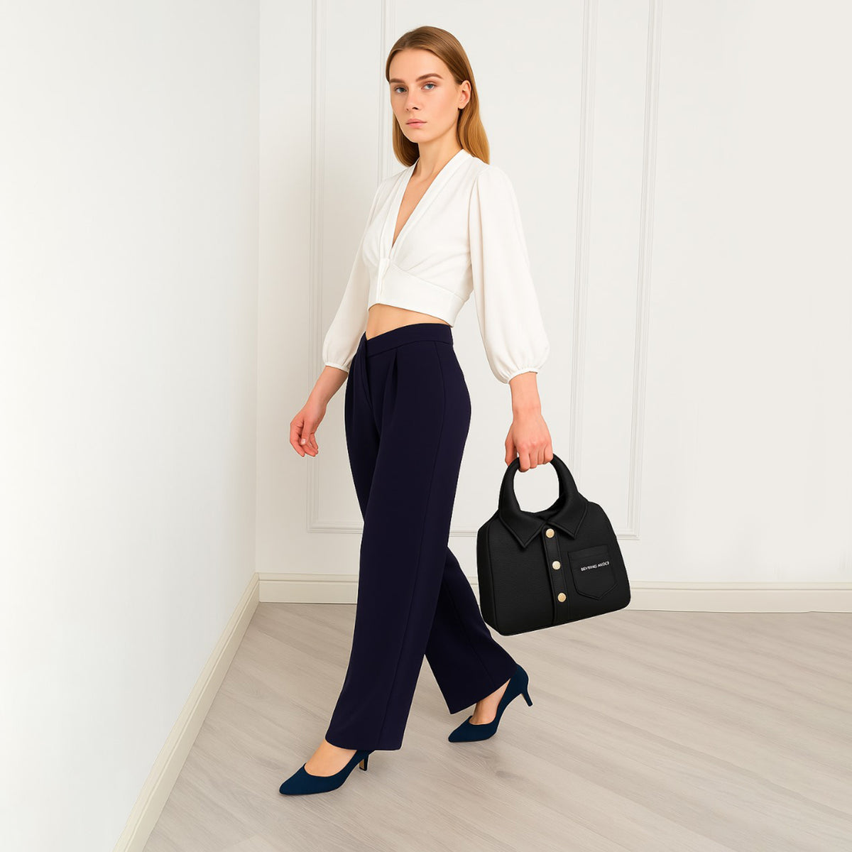 Shirt Style Mini Handbag