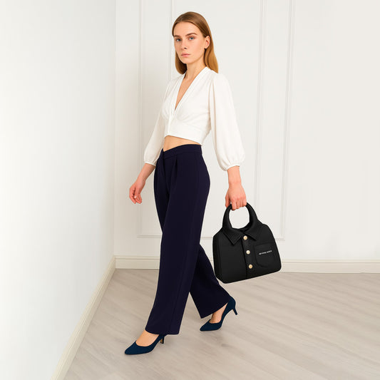 Shirt Style Mini Handbag