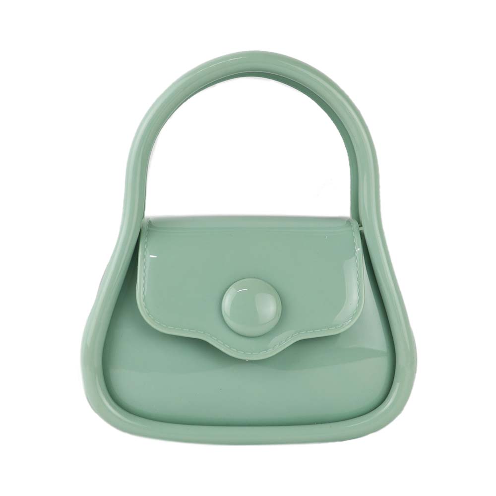 Women Trendy Glossy Mini Top Handle Sling Bag
