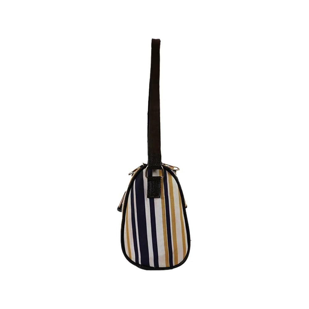 Women Red Printed Duffle Handbag with Sling Strap & Metal Handle – Travel & Everyday Stylish Bag